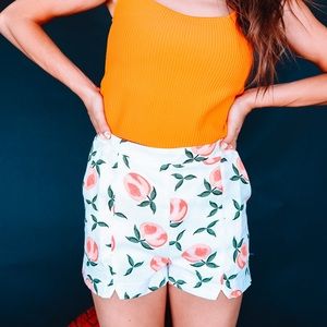 Peach shorts